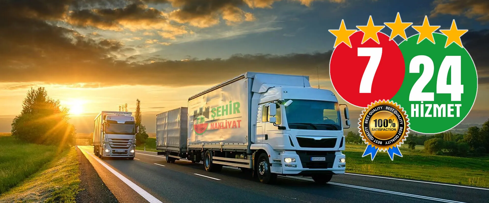 7/24 Hizmet | Şehir Nakliyat - Diyarbakır Evden Eve